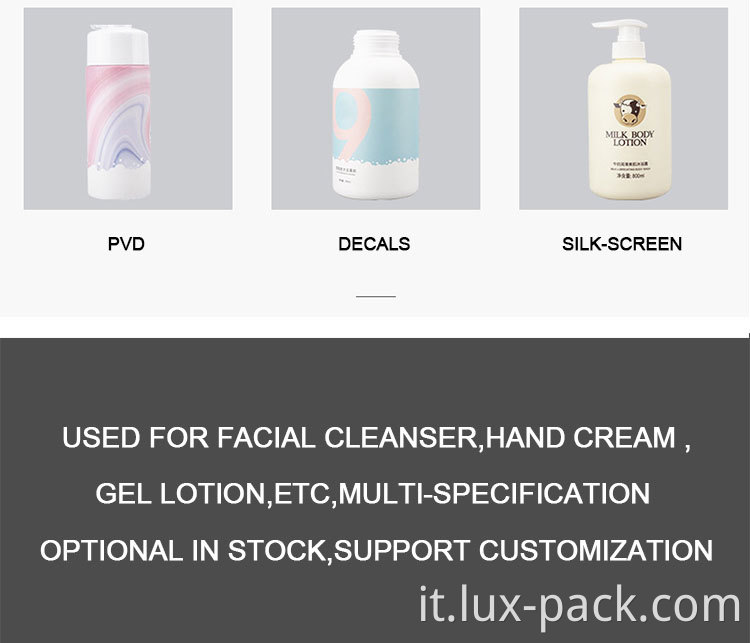 Puscia morbida biodegradabile a forma solare a forma di forma solare da 100 ml con esterno